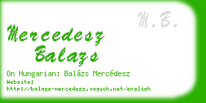 mercedesz balazs business card